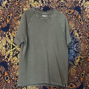 Short Sleeve Sweatshirt - Gray (M)